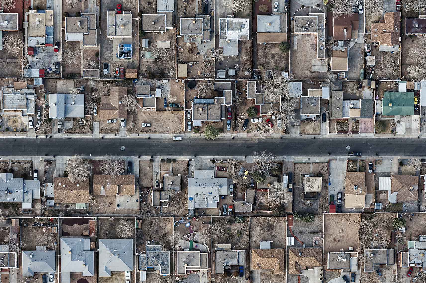 Aerial Landscape Suburbia